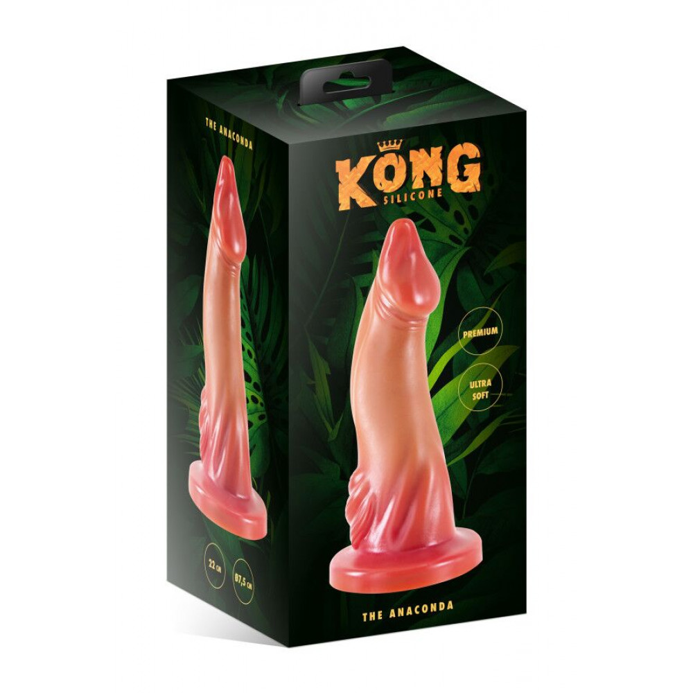 Фаллоимитатор - Фэнтезийный фаллоимитатор Kong Silicone The Anaconda 1