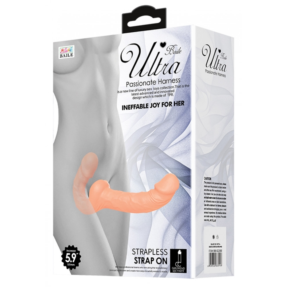  - Страпон безремневой BAILE - STRAPLESS Strap On, BW-022080 7