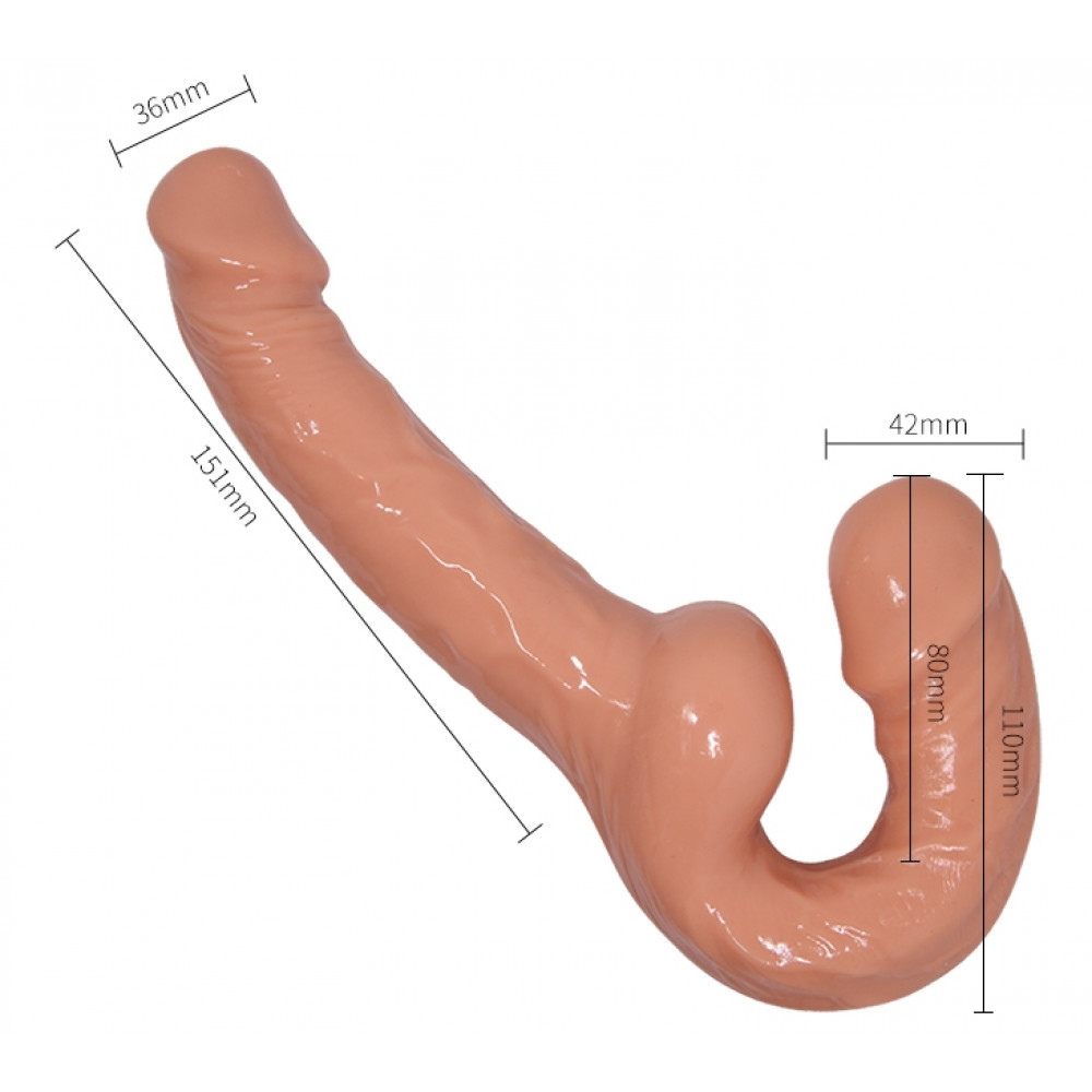  - Страпон безремневой BAILE - STRAPLESS Strap On, BW-022080 5