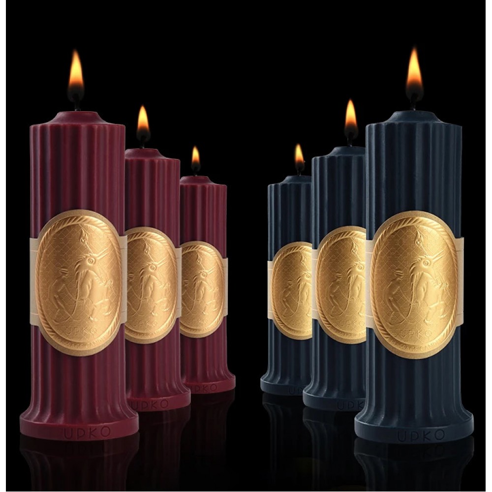 Лубриканты - Свеча низкотемпературная красная Low temperature wax candle 150г 8