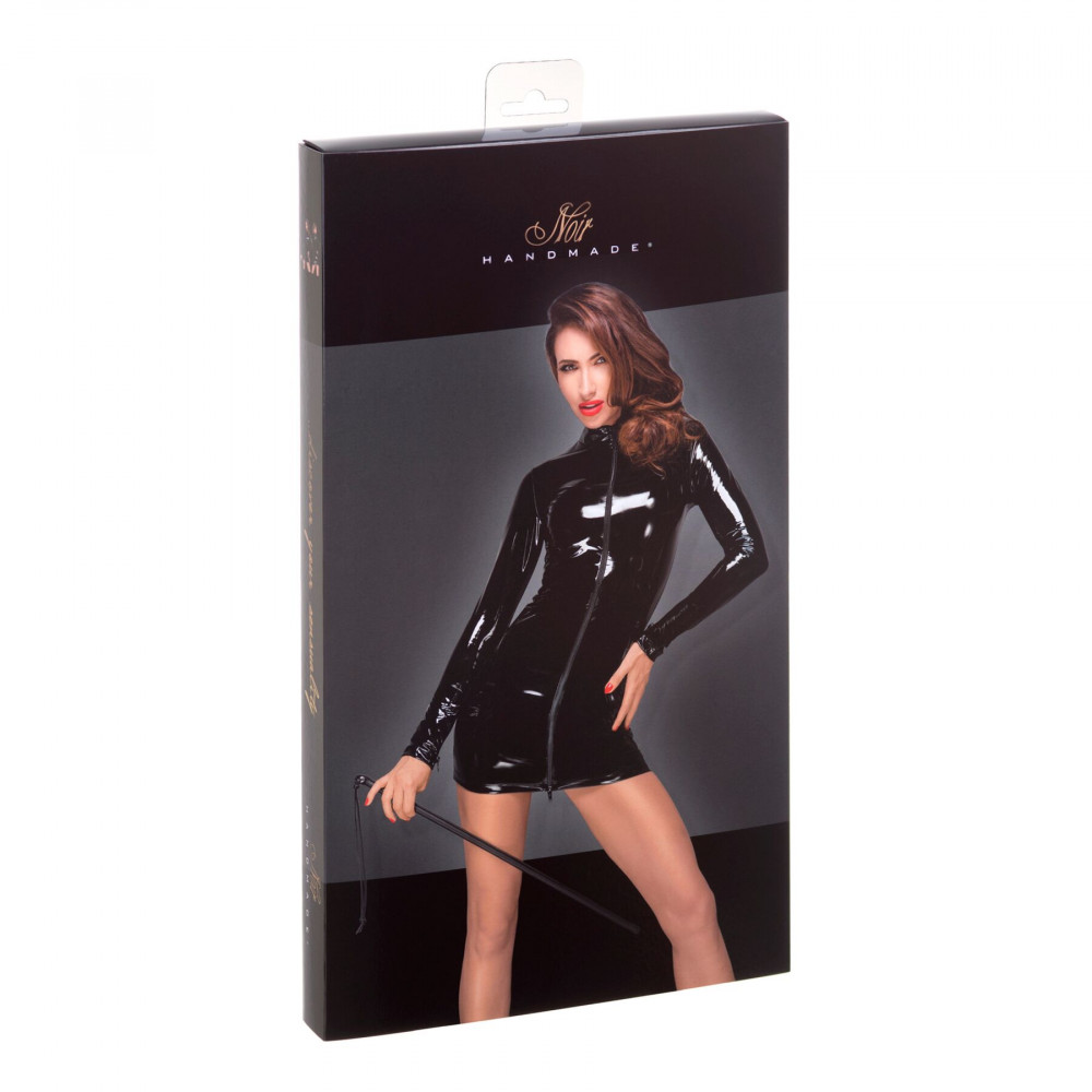 Женское эротическое белье - Платье Noir Handmade F187 PVC mini dress - L 4