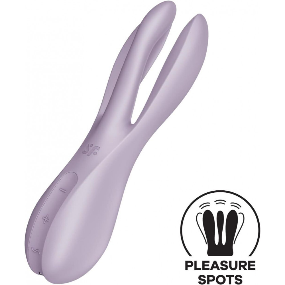 Клиторальный вибратор - Клиторальный вибратор Satisfyer Threesome 2 Violet