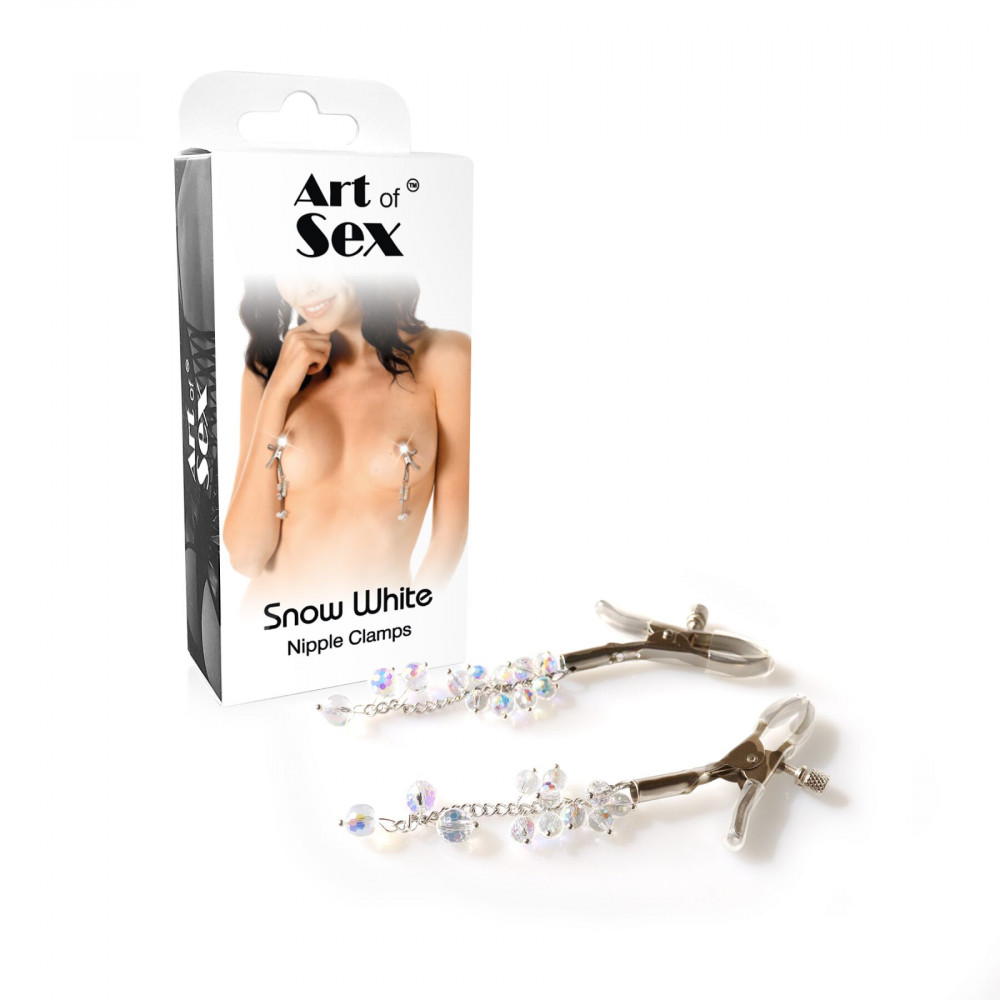Різне - Затискачі для сосків Art of Sex Snow White 2