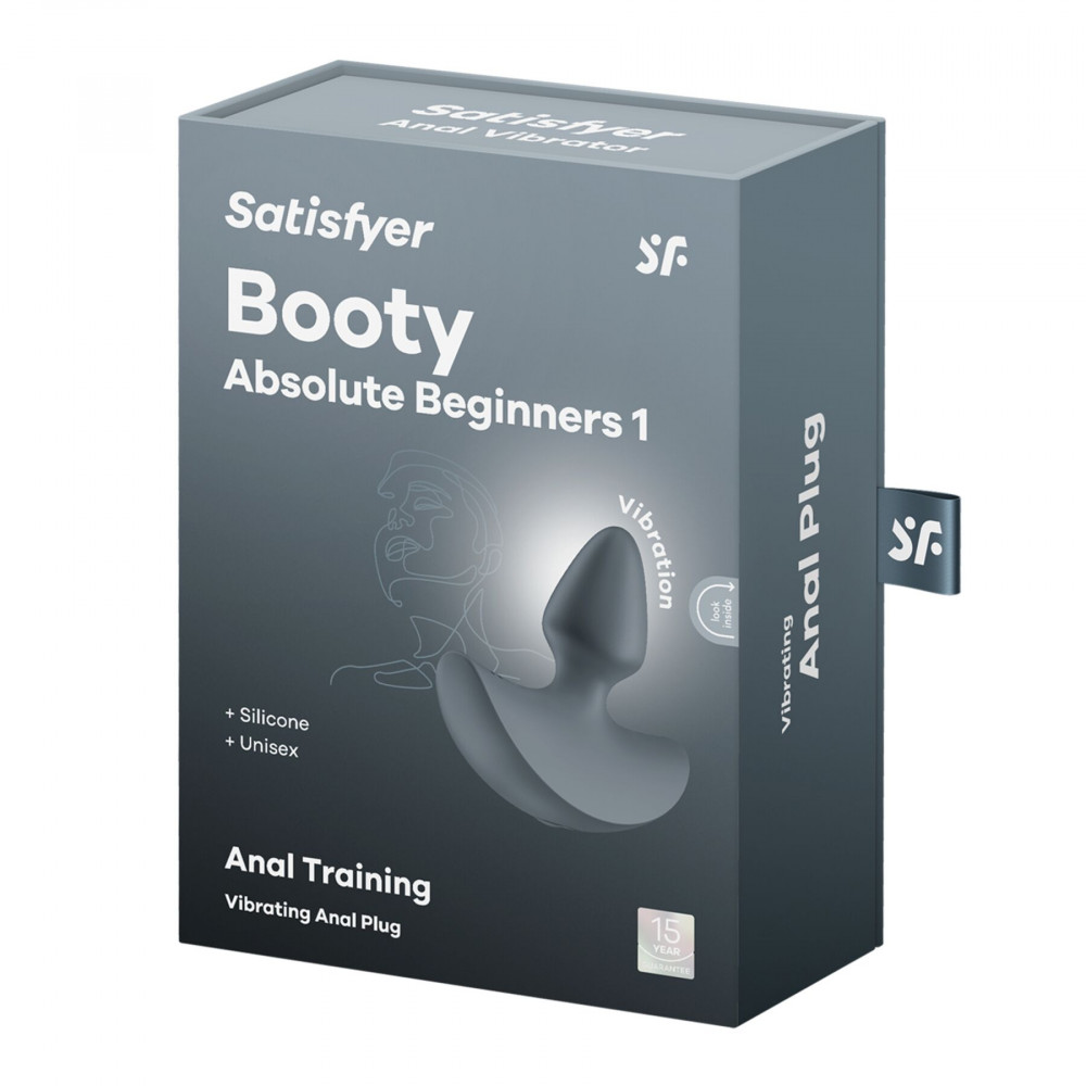 Анальные игрушки с вибрацией - Анальная вибропробка Satisfyer Booty Absolute Beginners 1, для начинающих 4