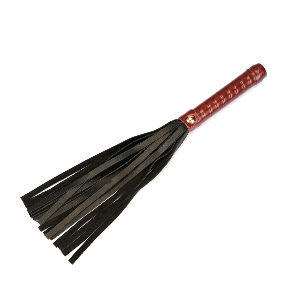 Плети, стеки, флоггеры, тиклеры - Флоггер Liebe Seele Wine Red Wine Red Mini Flogger 2