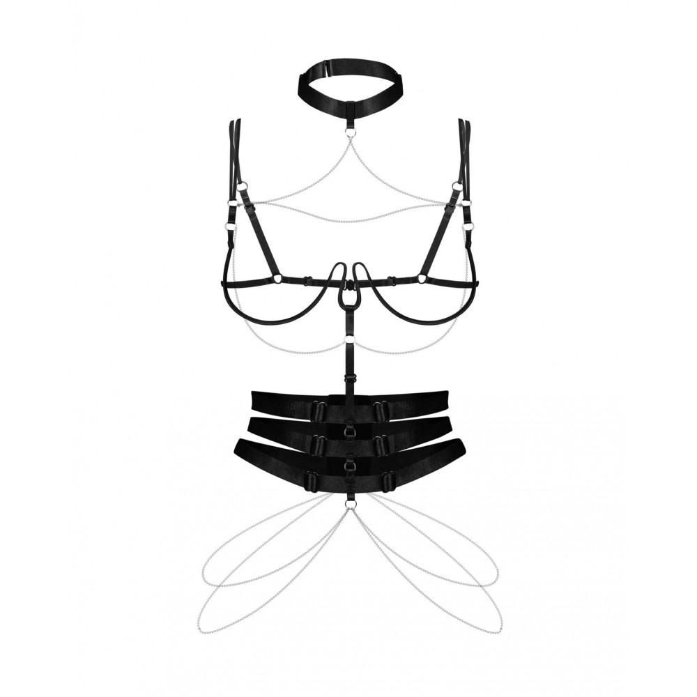 Різне - Портупея Obsessive Premisis Black harness S/M/L 1