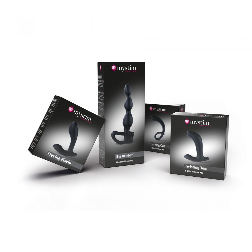 Массажеры простаты - Массажер простаты Mystim Curving Curt 4