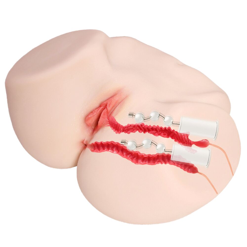 Мастурбаторы с вибрацией - Мастурбатор Kokos 005 Jenny ONAHOLE Real Vagina 2WayPlus с вибрацией и массажем 1