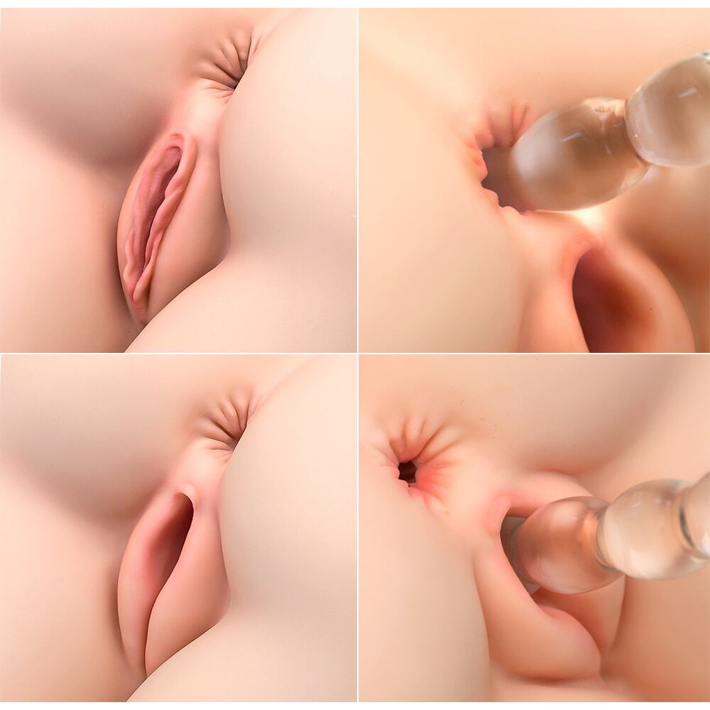Мастурбатори без вібрації - Мастурбатор Naked Factory TRISHA A TYPE, гладенька вагіна + анус, дуже реалістичний 14