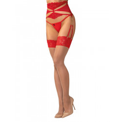 Чулки Obsessive Matildea stockings 2XL/3XL