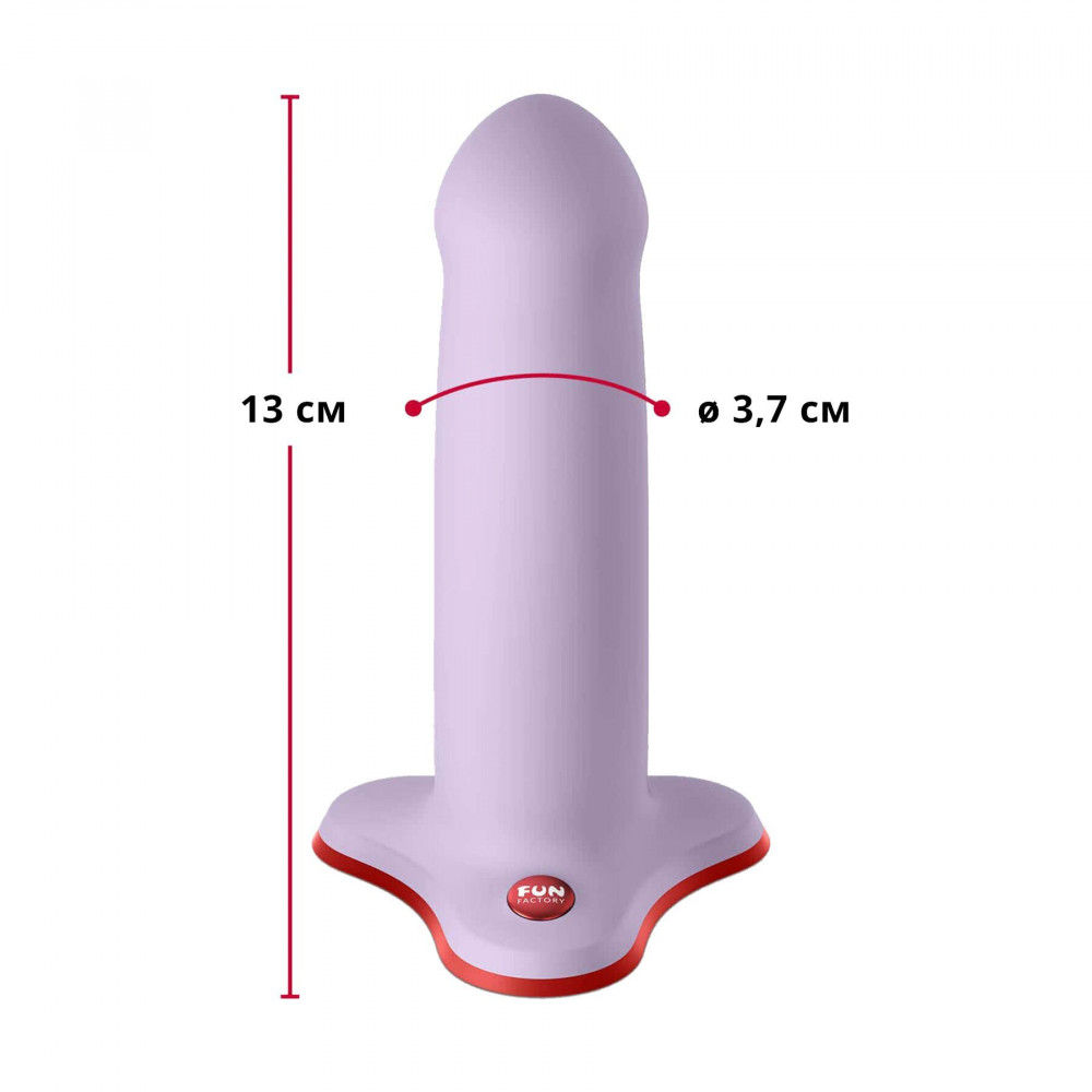 Фалоімітатор - Фалоімітатор Fun Factory AMOR Purple, довжина 14,6 см, діаметр 3,7 см, вигнутий 2