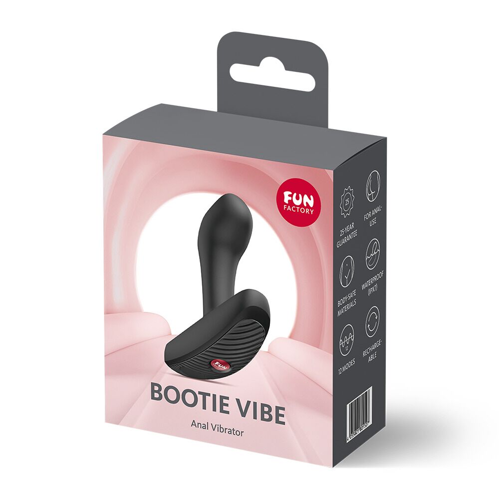  - Анальна пробка Fun Factory Bootie Vibe Black 8