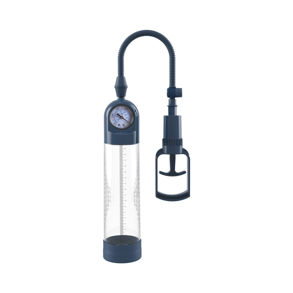 Помпи - Вакуумна помпа для пеніса Boners Penispump With Pressure Gauge 2
