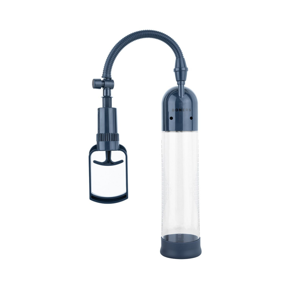 Помпи - Вакуумна помпа для пеніса Boners Penispump With Pressure Gauge 4