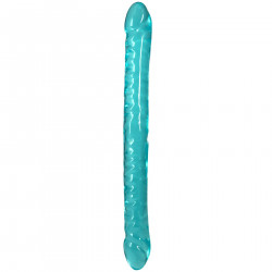 Фаллоимитатор двусторонний Doc Johnson Crystal Jellies Double Dong