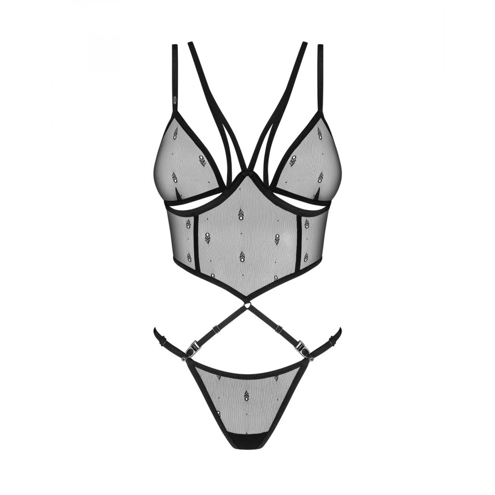 Еротичні комплекти - Комплект Obsessive Anniverse Special top & thong 2XL/3XL 2