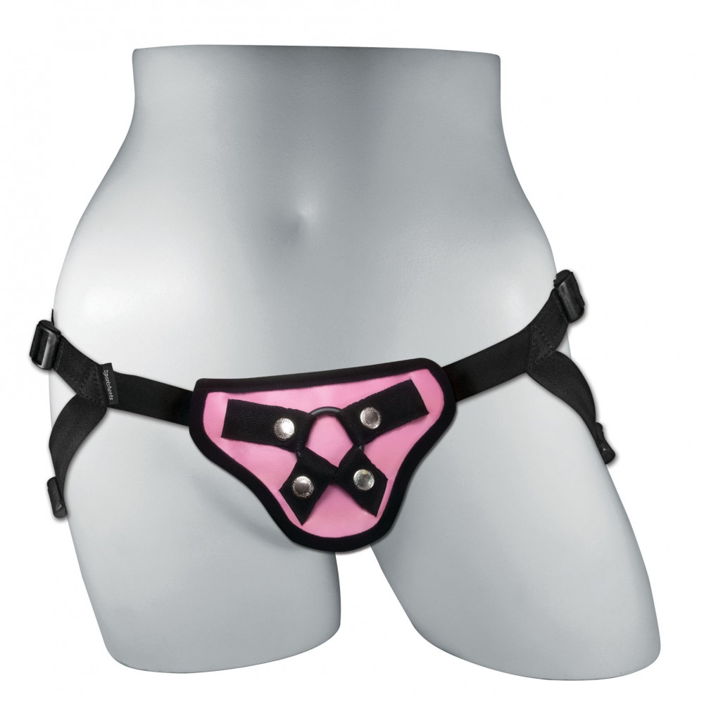 Женское эротическое белье - Трусы для страпона Sportsheets - Entry Level Strap-On Pink