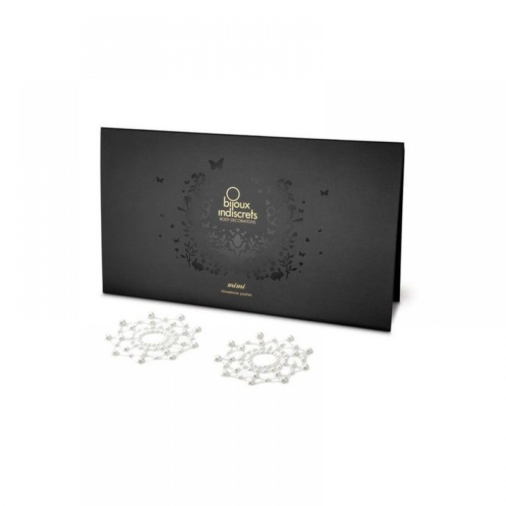 Різне - Прикраса для грудей MIMI зі стразами, Bijoux Indiscrets 3