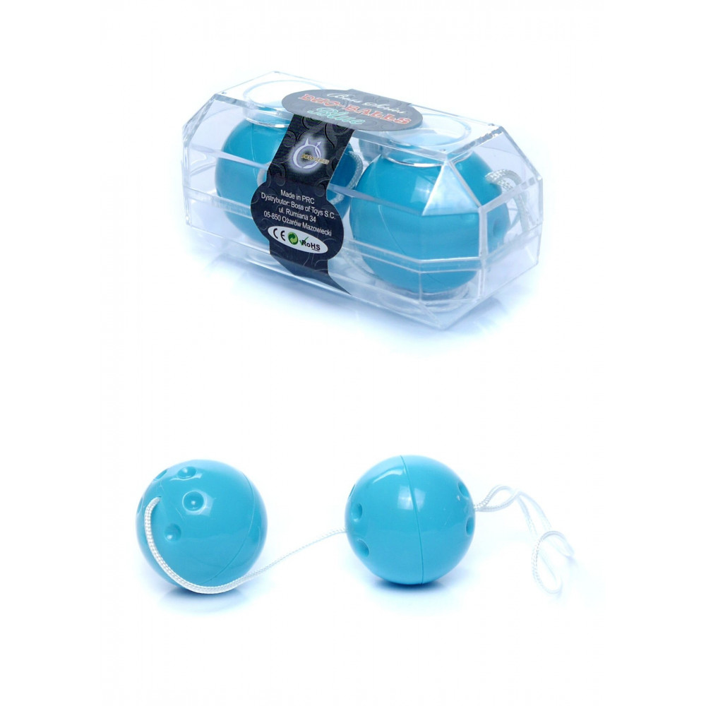 Вагинальные шарики - Вагинальные шарики Duo balls Blue, BS6700024