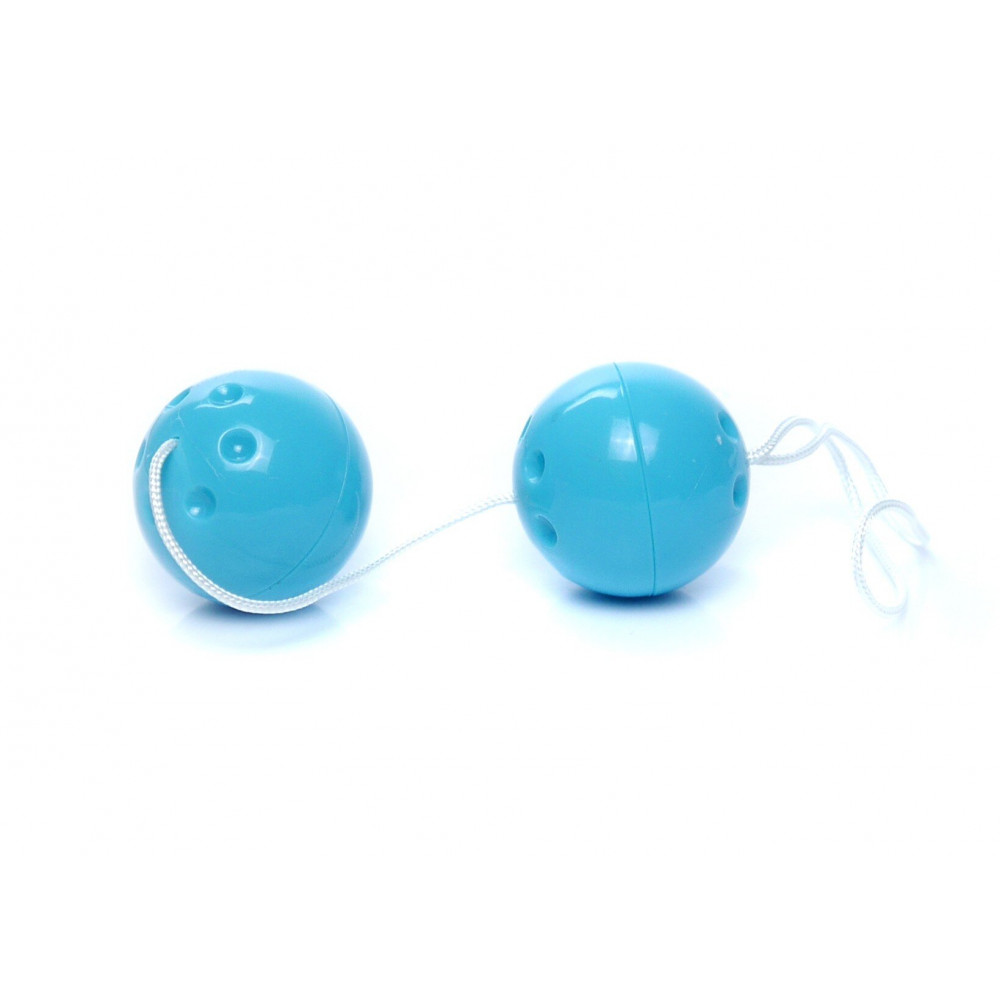 Вагинальные шарики - Вагинальные шарики Duo balls Blue, BS6700024 4