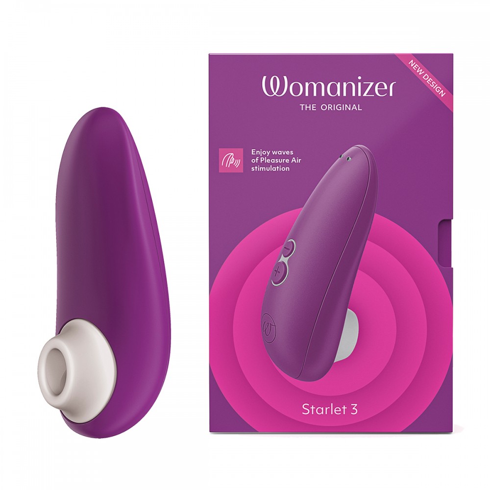 Секс игрушки - Вакуумный клиторальный стимулятор Womanizer Starlet 3 Violet