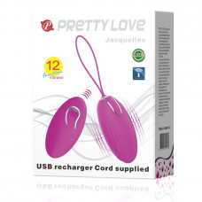 Виброяйцо с пультом ДУ Pretty Love - Jacqueline, BI-014362W-13