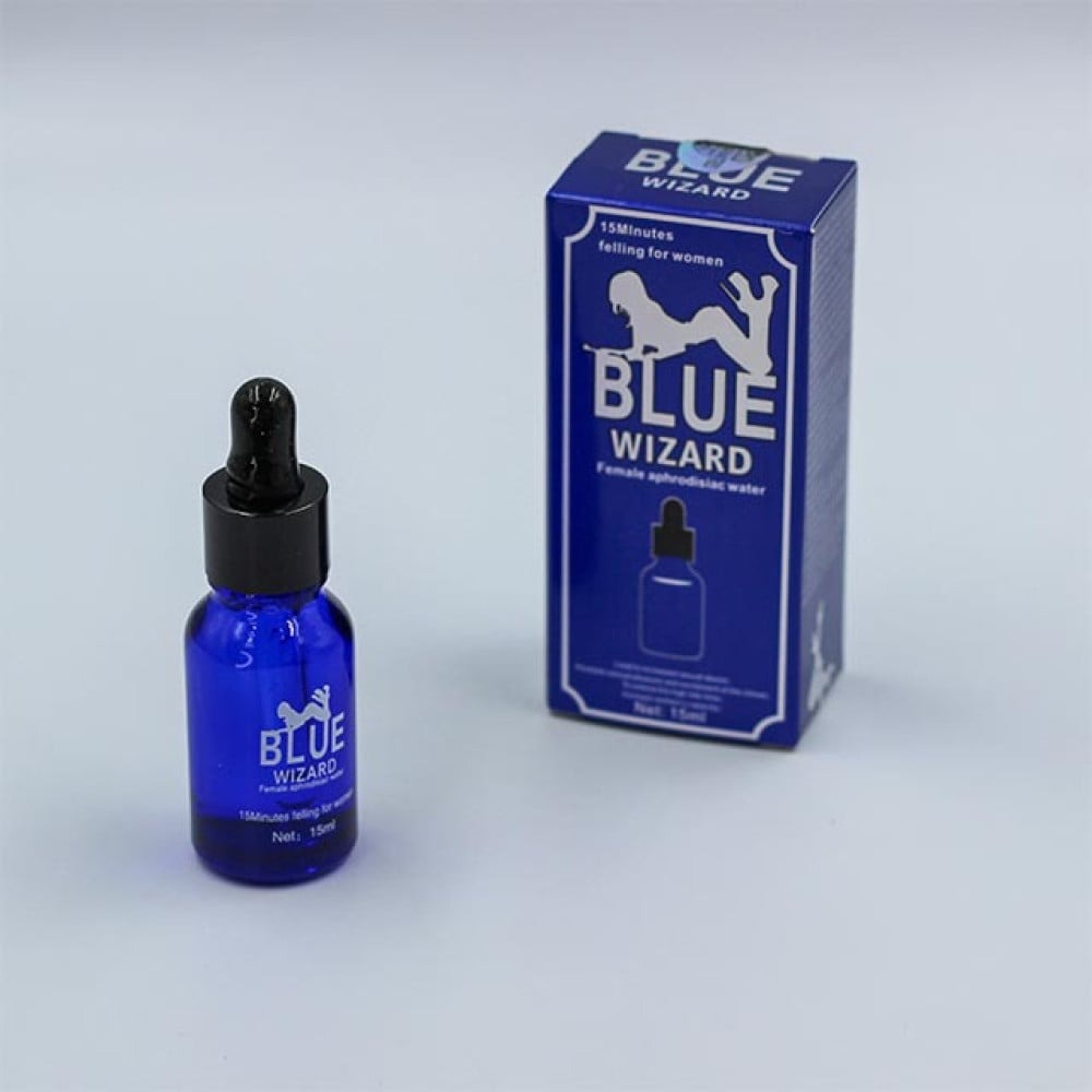 Возбуждающие средства - Возбуждающие капли для женщин Blue Wizard, 15 мл 1