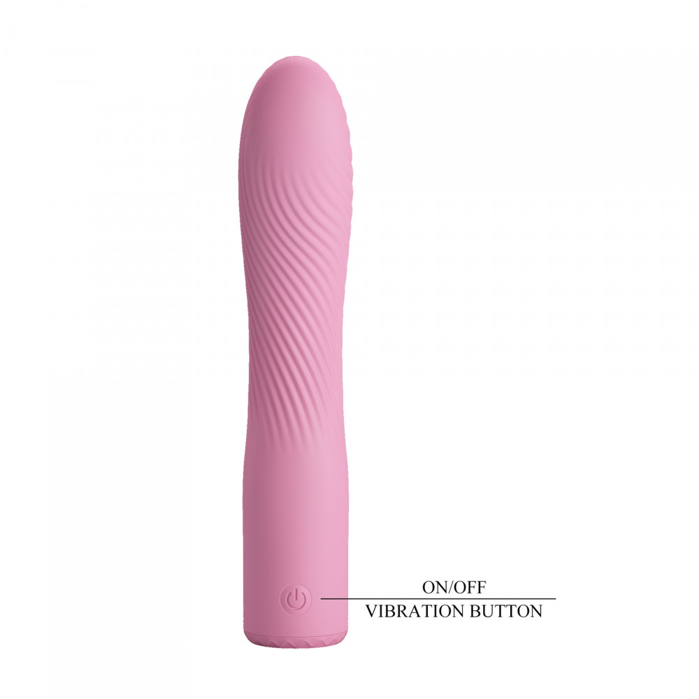 Стимулятор точки G - Вибратор для точки G PRETTY LOVE Kissell розовый, 16.1 х 3.2 см 3