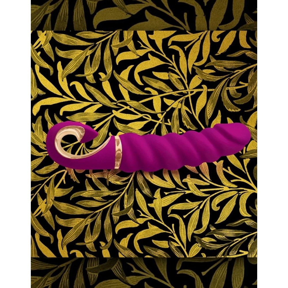 Різне - Вібратор рельєфний Gjack Mini Gvibe, фіолетовий, 19 х 3.5 см 4