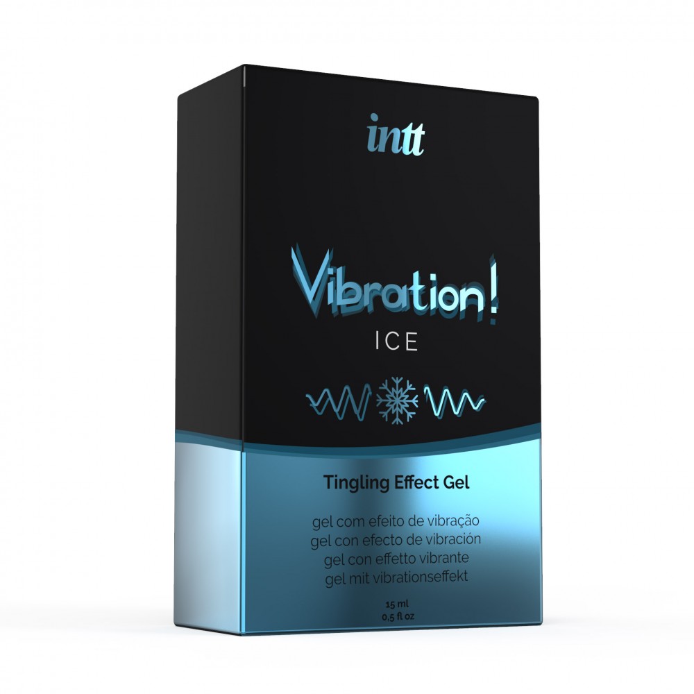 Женские возбудители - Жидкий вибратор Intt Vibration ICE( эффект охлаждения) 15 мл 1