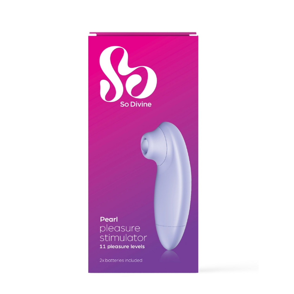 Разное - Клиторальный стимулятор PEARL цвет: фиолетовый So Divine (Великобритания) 3