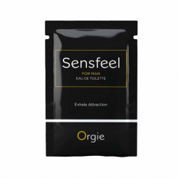 САШЕТ Туалетна вода ДЛЯ ЧОЛОВІКІВ SENSFEEL + афродизіак, 1 мл ефективна феромон-технологія <span style="color: #a20006;">Термін придатності до 07/2026</span> Orgie (Бразилія-Португалія)