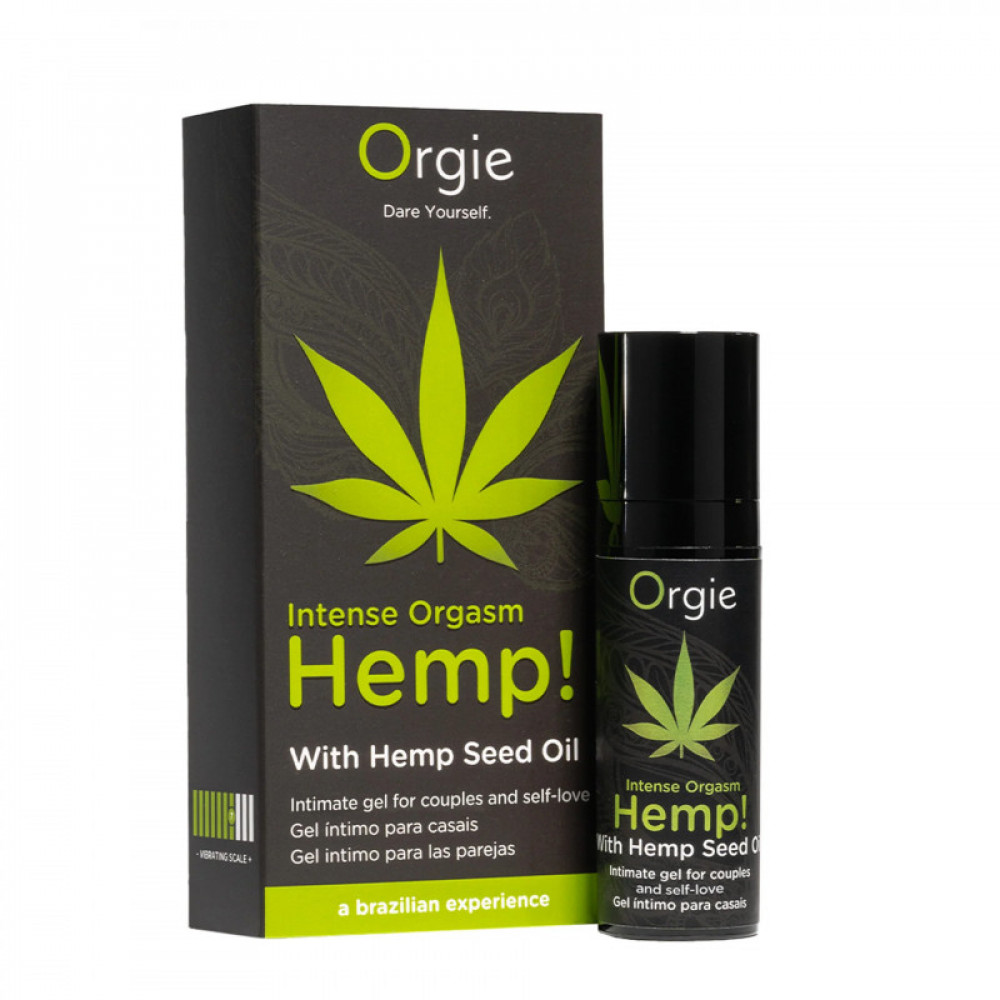 Средства для возбуждения - Усилитель оргазма Intense Orgasm Hemp! с маслом каннабиса - 15 мл Orgie (Бразилия-Португалия)