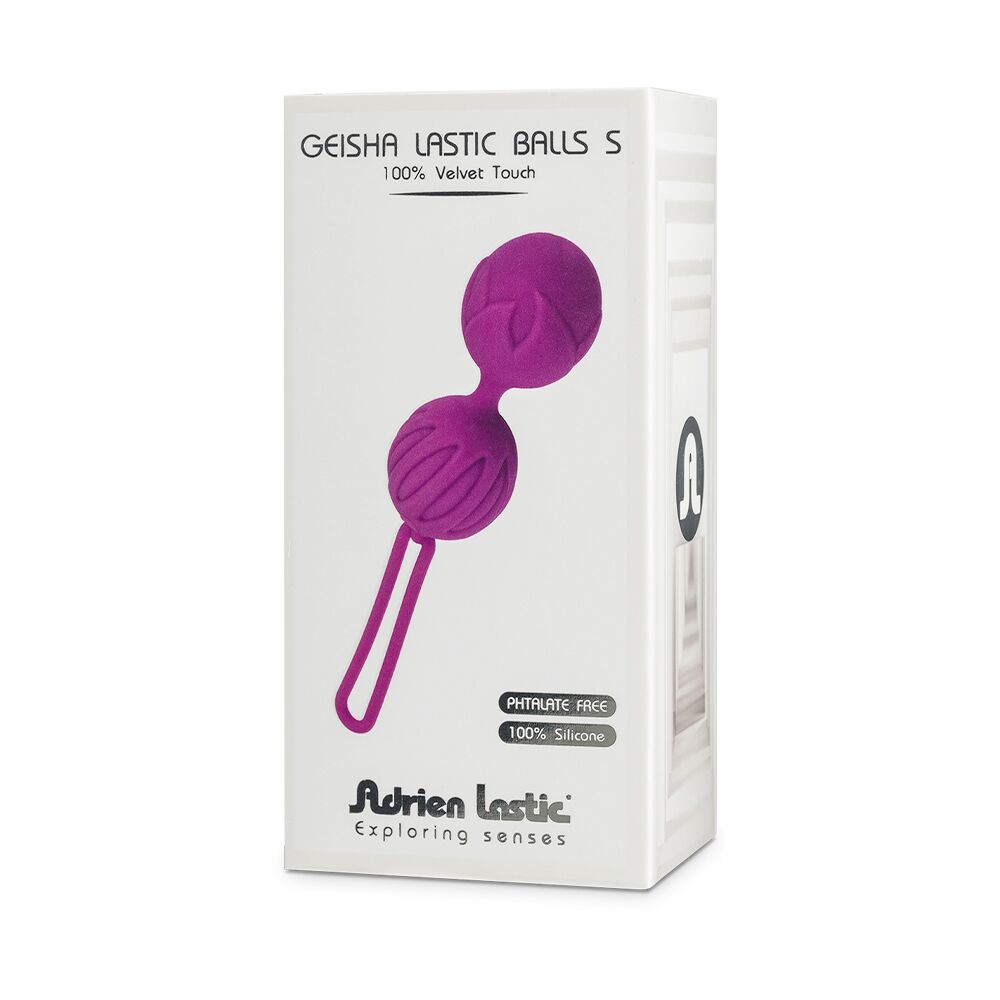 Вагинальные шарики - Вагинальные шарики Adrien Lastic Geisha Lastic Balls Mini Violet (S), диаметр 3,4см, масса 85г 2