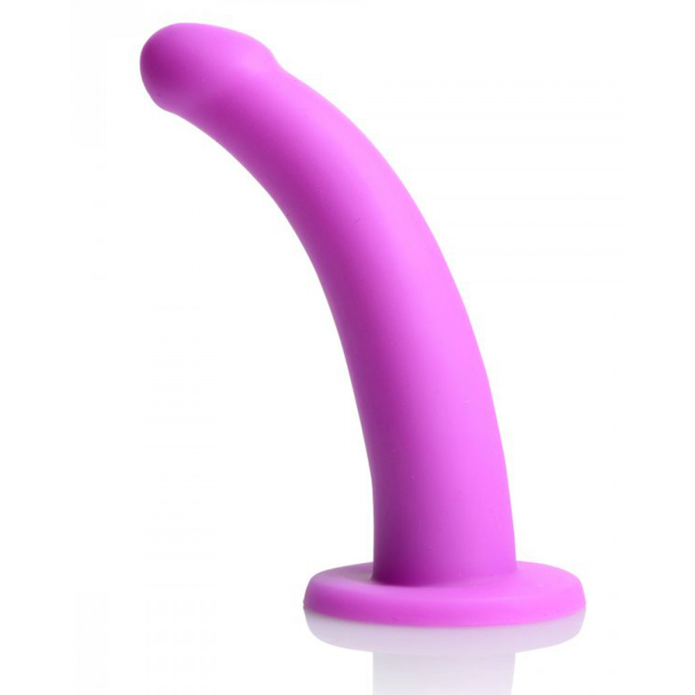 Секс игрушки - Страпон с кольцевой крепью Navigator Silicone G-Spot Dildo фиолетовый 3