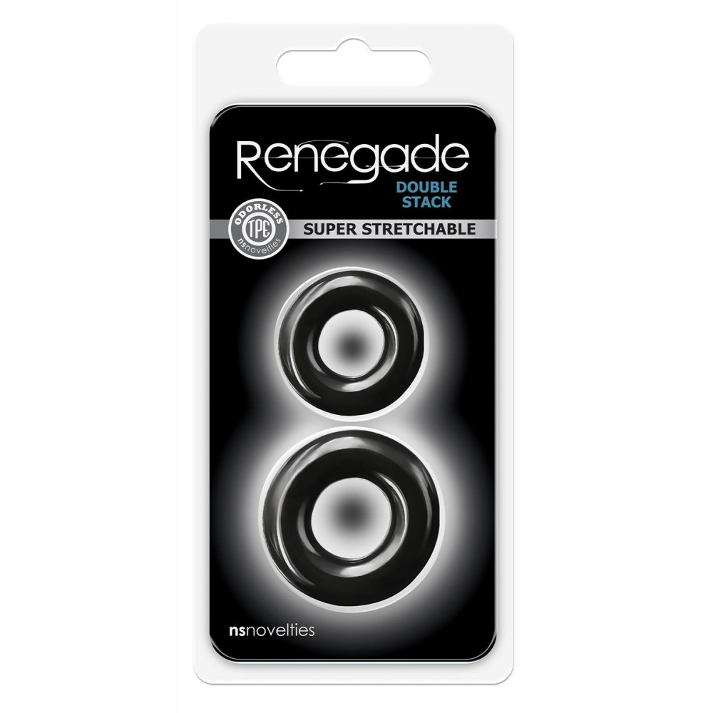 Разное - Эрекционные кольца NS Novelties Renegade черные