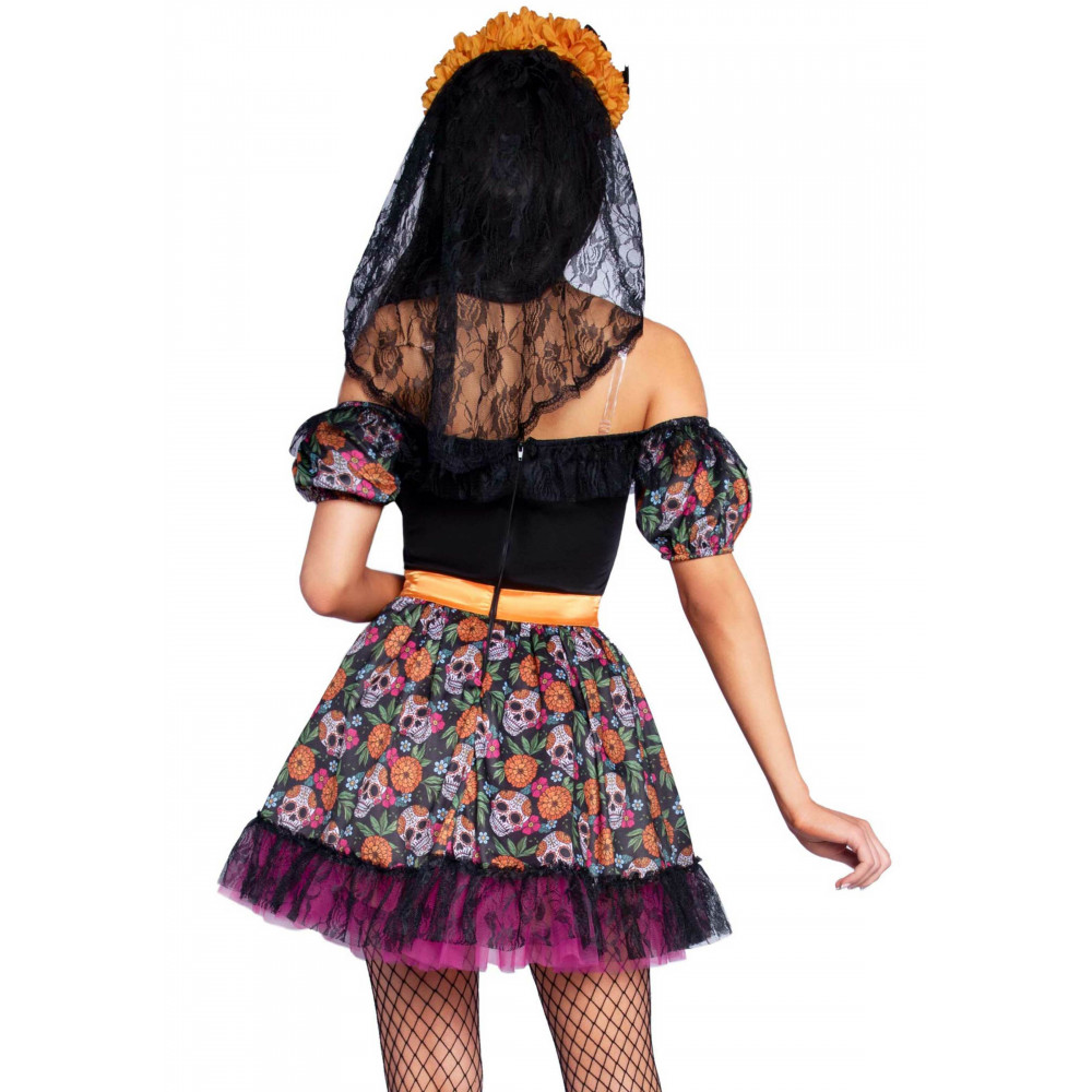 Эротическое белье - Костюм Катрины Leg Avenue Marigold Catrina Dress M 5