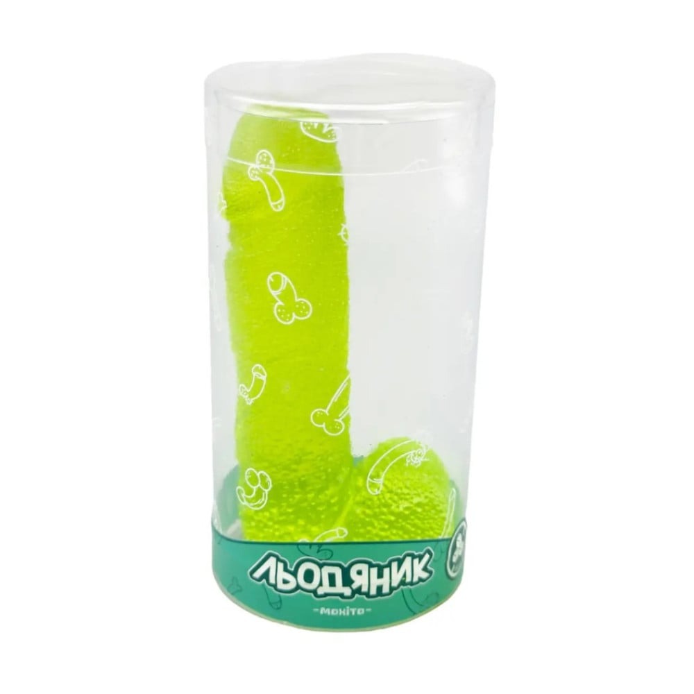 Секс приколи - Льодяник у формі пеніса VidDushi BIG зі смаком коктейлю Мохіто (без цукру), 135 гр