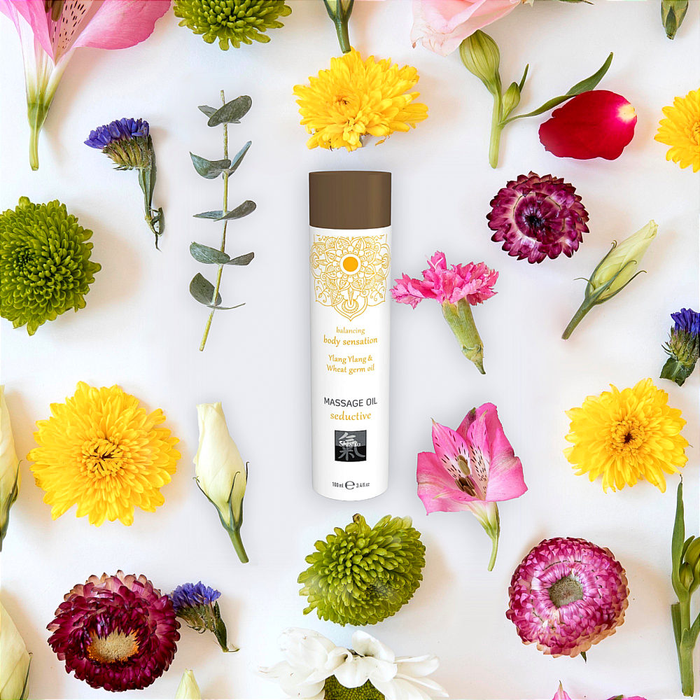 Разное - Массажное масло SHIATSU seductive Иланг-иланг и пшеница 2