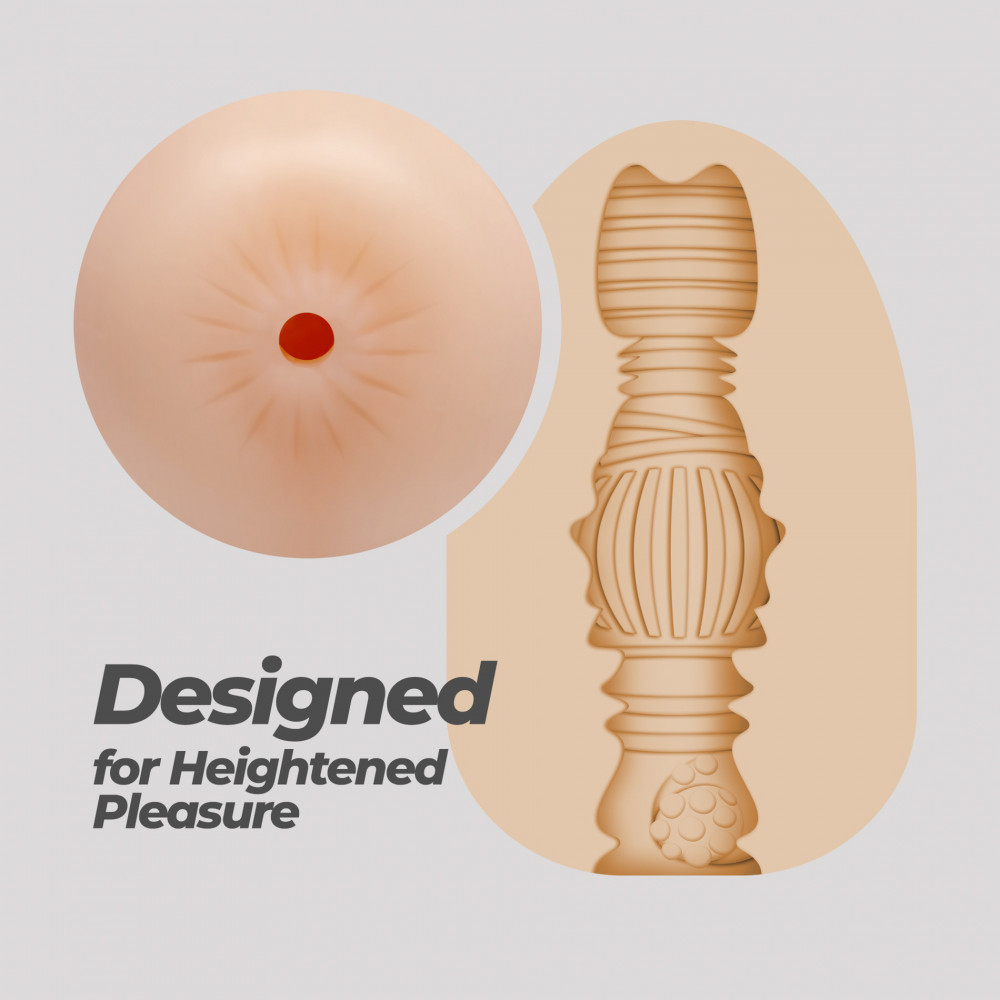 Мастурбатори без вібрації - Мастурбатор-яйце, анал CRUSHIOUS EZY EGG THE Anal, реалістичний 5