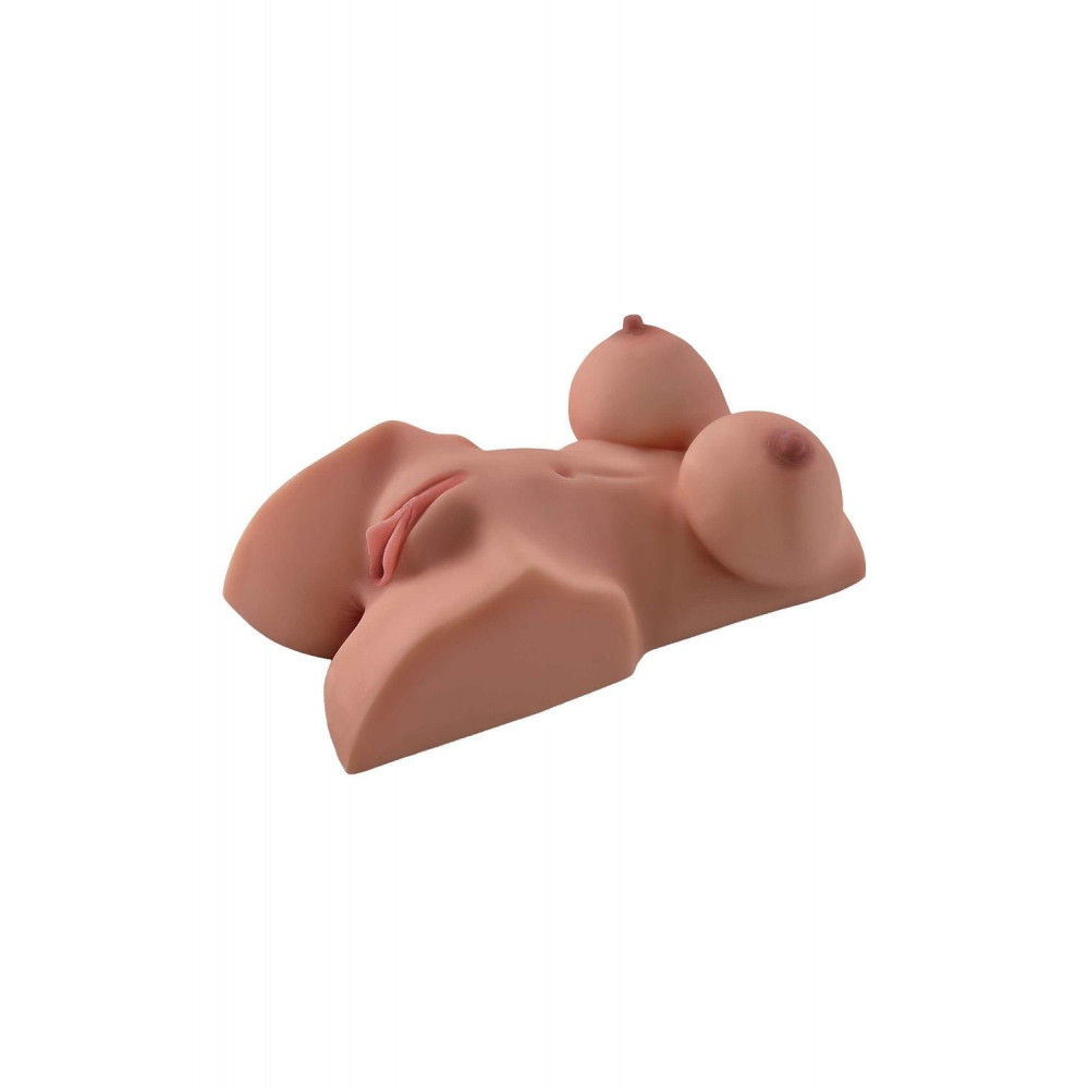 Мастурбаторы без вибрации - Мастурбатор-торс Pipedream PDX Plus Perfect Dd's Masturbator бежевый, 30 см 1