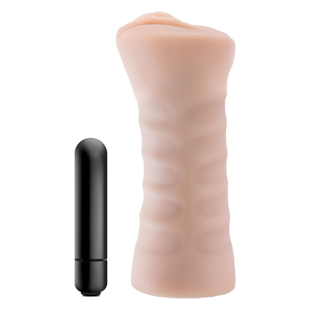 Мастурбаторы с вибрацией - Мастурбатор-вагина с вибрацией M FOR MEN RAIN VANILLA 7