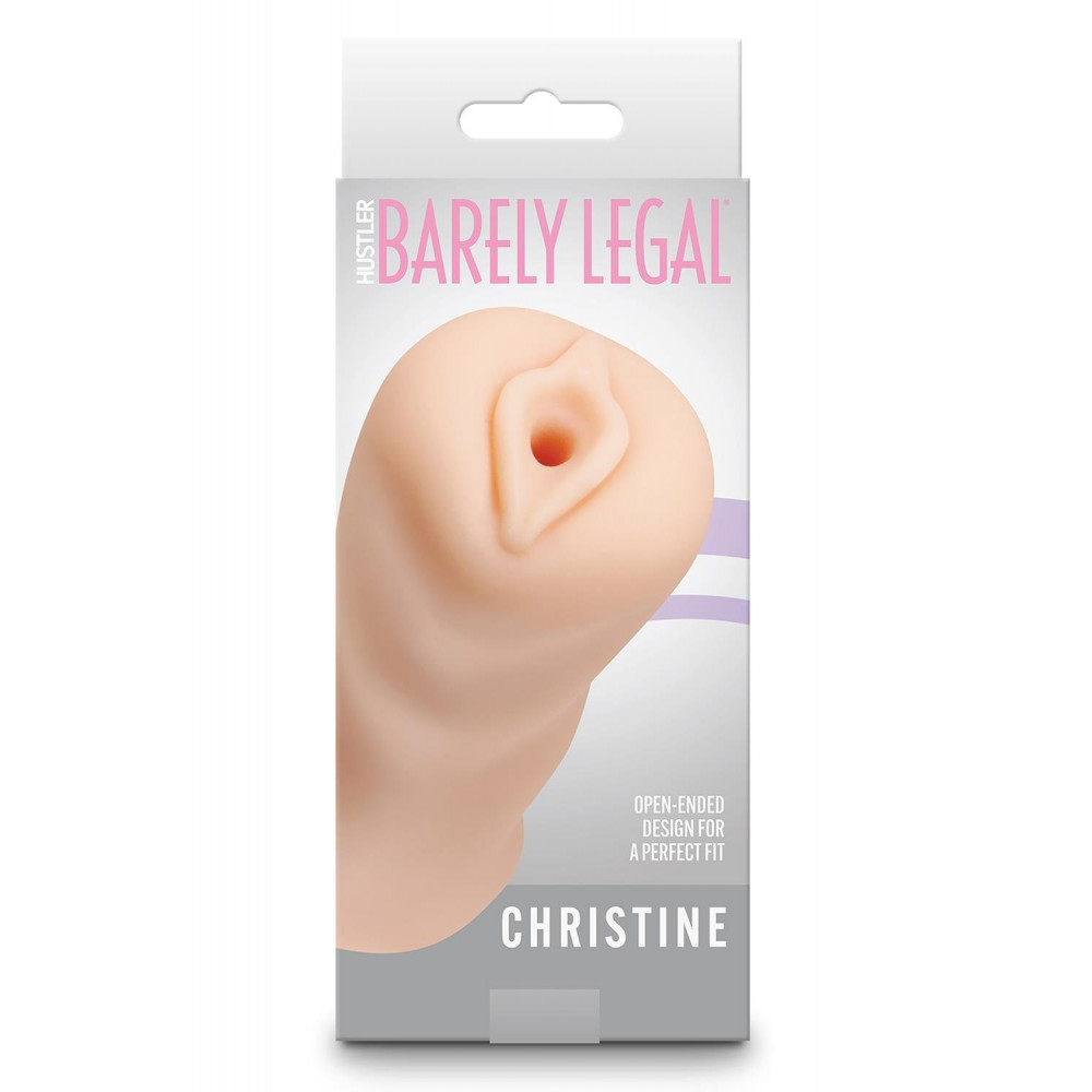 Мастурбаторы без вибрации - Мастурбатор вагина NS Novelties Barely Legal Christine, 12 см 3