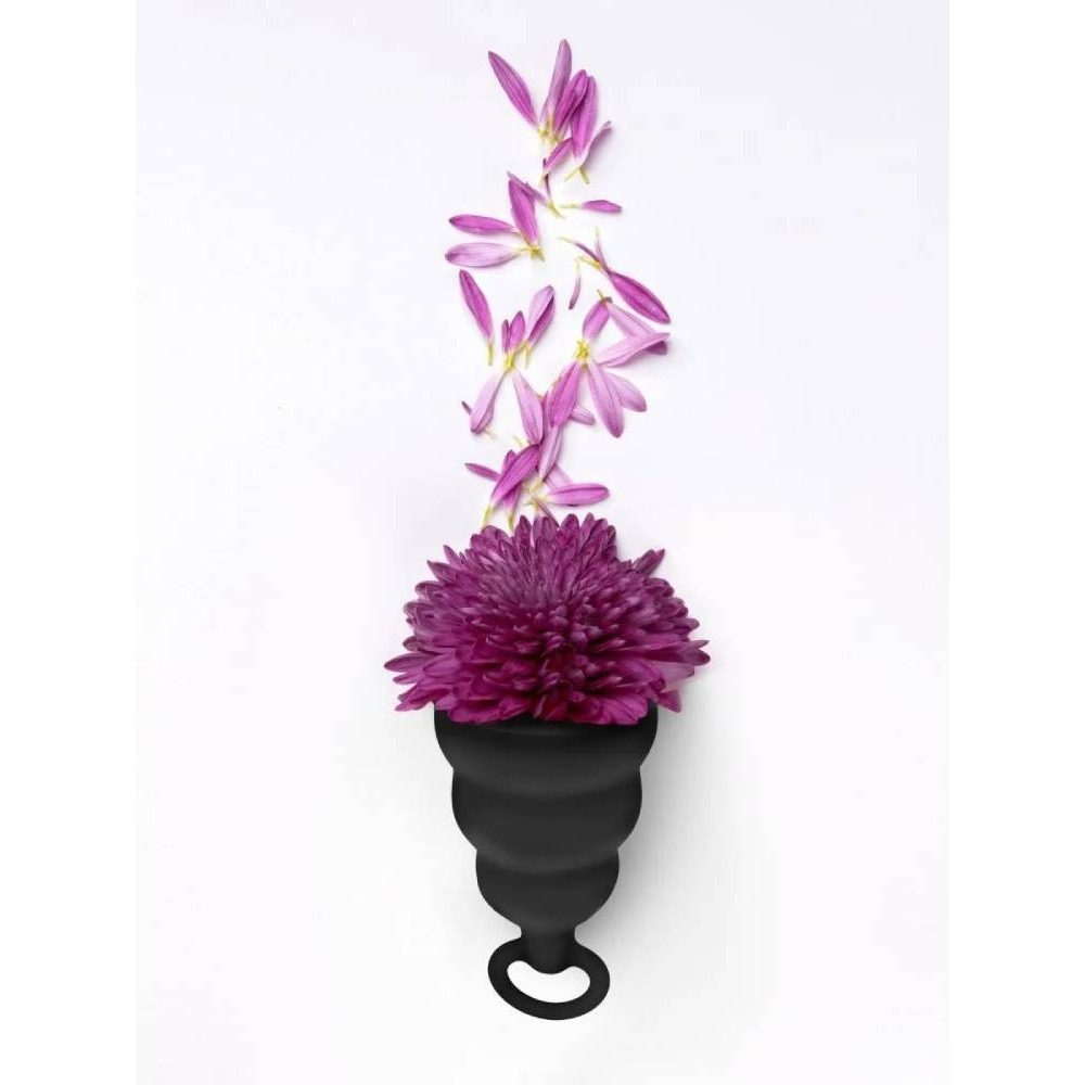 Менструальні чаші - Менструальна чаша Gcup Gvibe, S, чорна, 6 х 3.5 см 6