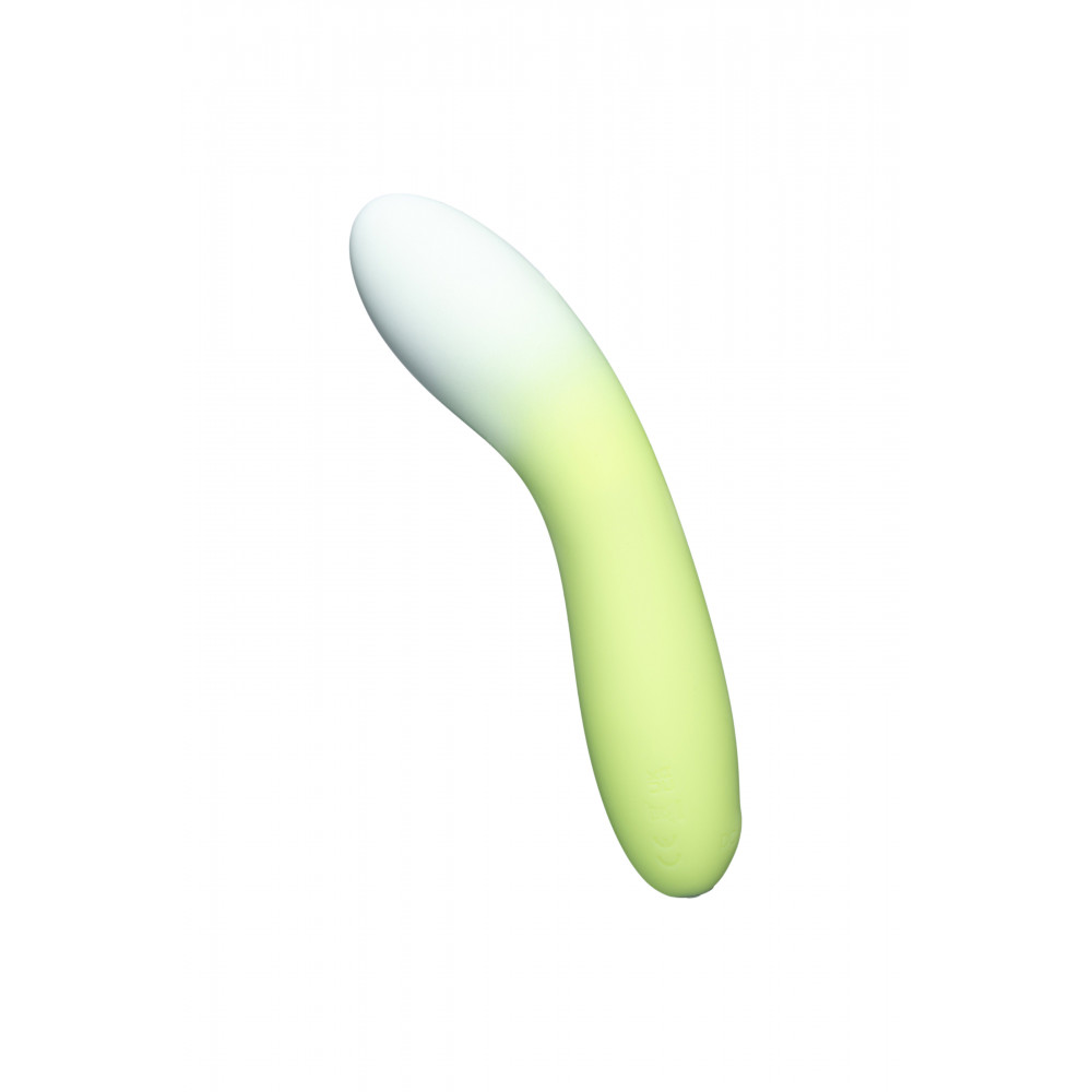 Різне - Міні вібратор для точки G Every Night Toys з кольоровим світлодіодом, зелений градієнт 1