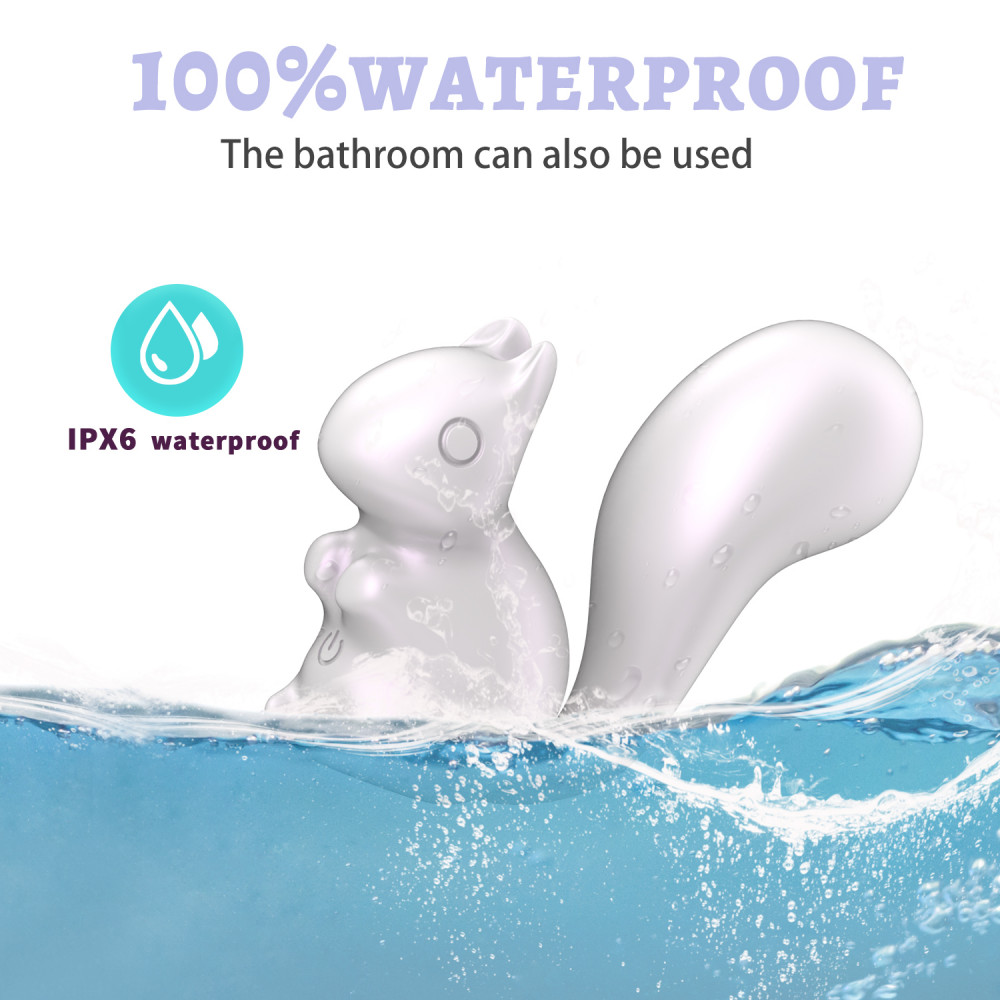 Вибропули и мини-вибраторы - Мини-вибратор клиторальный Every Night Toys Debbie в форме белочки белый, 10 режимов вибрации 1