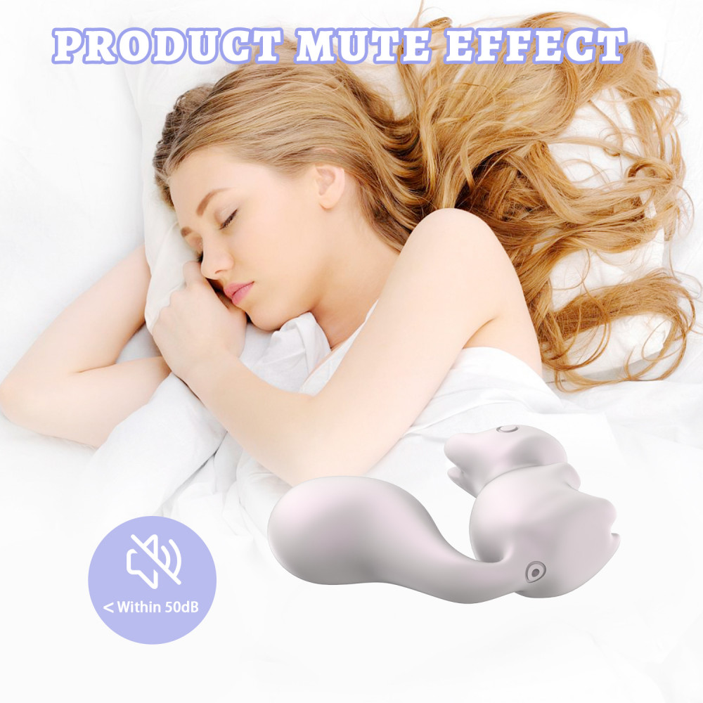 Вибропули и мини-вибраторы - Мини-вибратор клиторальный Every Night Toys Debbie в форме белочки белый, 10 режимов вибрации 6