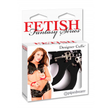 Наручники металеві Pipedream Fetish Fantasy Series Designe з ключами, чорні