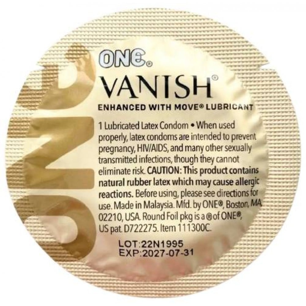 Презервативы - Презервативы One Vanish Hyperthin, 5 штук 1