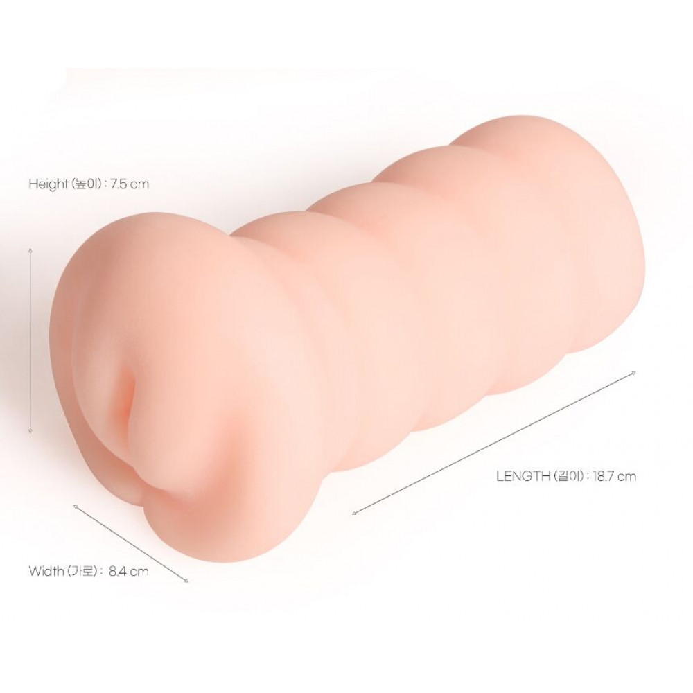 Мастурбаторы без вибрации - Мастурбатор-вагина двухслойный Kokos Gloria Double Layer 3